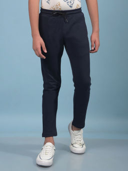 CRIMSOUNE CLUB - Boys Navy Blue Trackpant