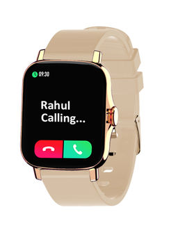 PA Maxima - Max Pro X6 Bluetooth Calling Smartwatch with, 1.7" Display of 400 Nits & SpO2 Gold