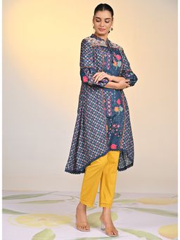 Lakshita - Jiya Blue Printed Kurta for Women