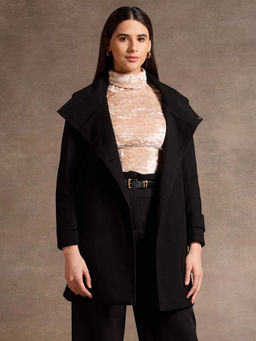 U.S. POLO ASSN. - Double Breasted Felt Overcoat