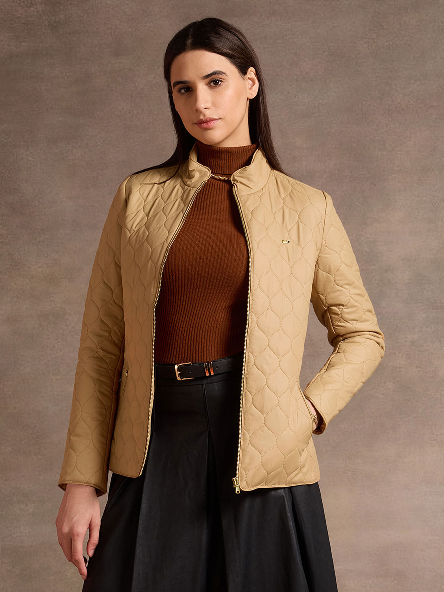 High Neck Puffer Jacket-picture-25