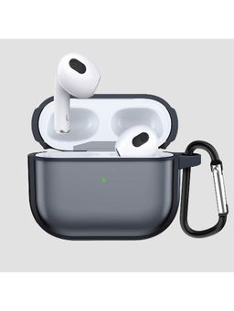 GRIPP - Bolt Matte case + Keyring Hook for Airpods 3 - Black