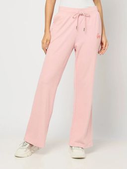 GAP - Women Logo Wide Leg Pink Track Pant