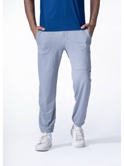 STRCH - Men Nylon Air Stride Grey Joggers