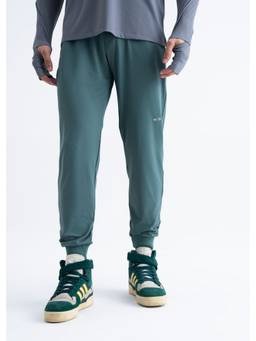 STRCH - Men Nylon Stretch Fit Green Joggers