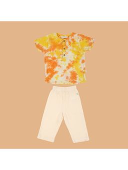 Greendeer - Kids Resort 3/4th Placket Kurta Shirt with Resort Pant (Set of 2)