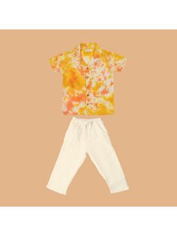 Kids of Greendeer - Kids Resort Collar Shirt with Resort Pant (Set of 2)