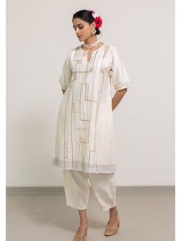 Silai Studio - Chitrimaa Chanderi Embroidered Kurta and Pant