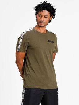 Puma - Tape Mens Green T-Shirt