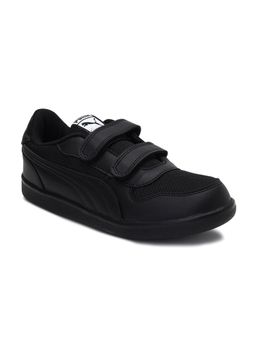 Puma - Punch Kids Black School Shoes