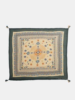 Ritu Kumar - Beige Keya Printed Scarf