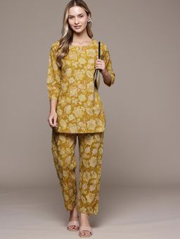 CAYMAN - Pure Cotton Floral Printed Co-ord Set