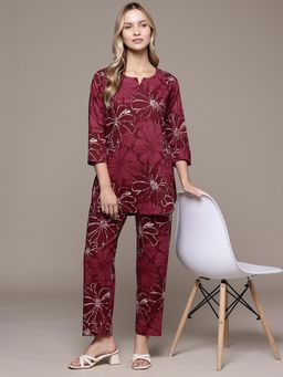 CAYMAN - Pure Cotton Floral Printed Co-ord Set