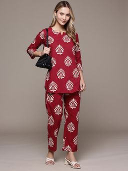 CAYMAN - Pure Cotton Floral Printed Co-ord Set