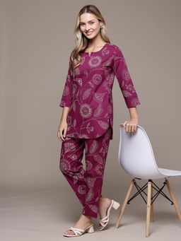 CAYMAN - Pure Cotton Floral Printed Co-ord Set