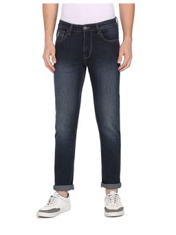 U.S. Polo Assn. Denim Co. - Men Dark Blue Brandon Slim Tapered Fit Dark Wash Jeans