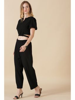 Gipsy - Black Georgette Pant (28)