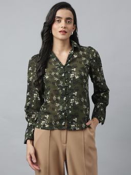 Latin Quarters - Green Printed Shirt