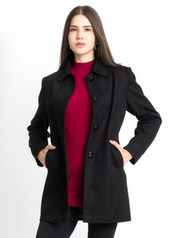 SHAYE - Monte Carlo Girls Regular Fit Solid Zipper Full Sleeve Wine Winter Jacket (4 Years)