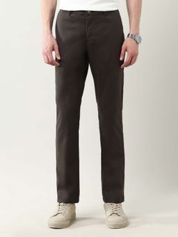 Arrow Sports - Men's Brown Dobby Auto Press Flx Trouser