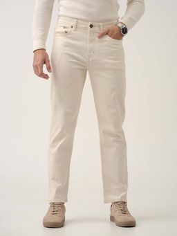 The Pant Project - Ecru Beige Relaxed Fit Jeans