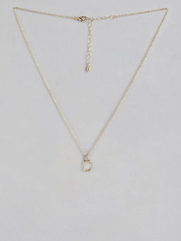 Twenty Dresses by Nykaa Fashion - Rhythms Of Alphabet O Necklace