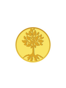 Pipa Bella by Nykaa Fashion - Tree of Life 1GM 916 Purity Gold Coin by Dew