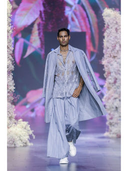 Nirmooha - Blue Chantilly Shirt