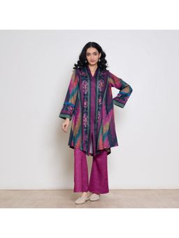 Rustorange - Women Multicolor Floral Printed Co-ord Set