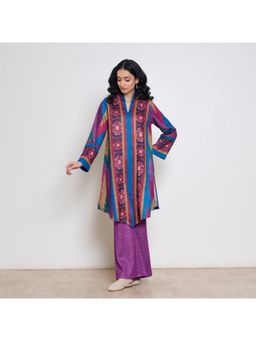 Rustorange - Women Multicolor Floral Printed Co-ord Set