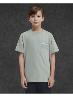 RARE ONES - Mitch Green Cotton Half Sleeves T-shirt - Rare Ones By Rare Rabbit