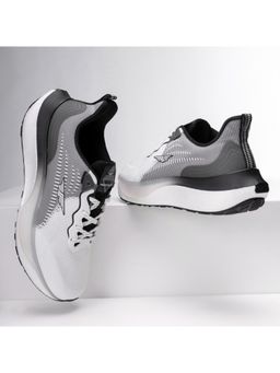 Red Tape - ETPU Mens Textured Black-White Walking Shoes