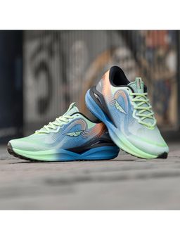 Red Tape - ETPU Men's Solid Green Blue Walking Shoes