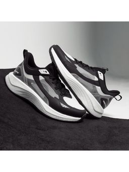 Red Tape - ETPU Men Textured Black & White Athleisure Shoes