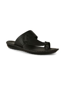 Bata - Solid Black Sandals
