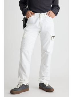FREAKINS - Men White Od Cargo Pant
