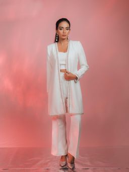 IT GIRL - Nua Rhinestones and Peral Embellished Co-Ord Set