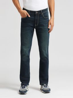 Pepe Jeans - Navy Blue Cash Straight Fit Mid Waist Straight Leg Jeans