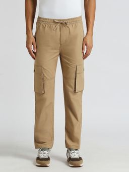 Pepe Jeans - Beige Solid Cargos