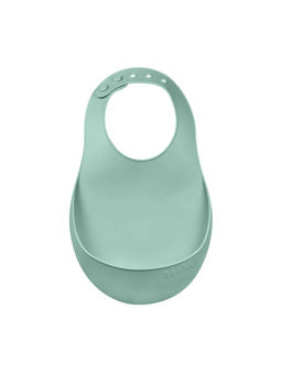 Beaba - Silicone Bib Sage Green - 4 Month Plus