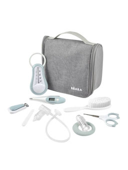 Beaba - Hanging Toiletry Pouch With 9 Accessories Blue - 0m+