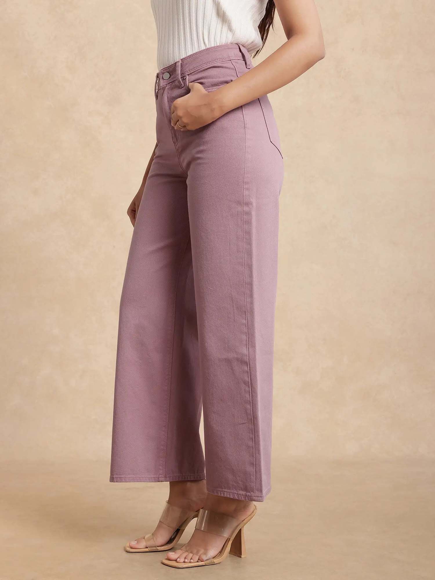 Buy Stylish High Waist Pink Pants Collection At Best Prices Online
