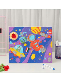 Yellow Bee - Magical Dreamscapes Color & Decorate DIY Canvas Kit - Space Theme