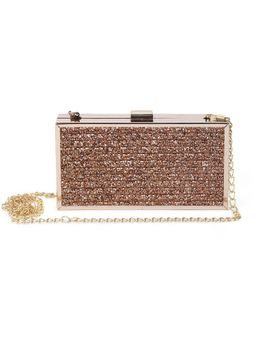 The Purple Sack - Rose Gold Detailing Clutch