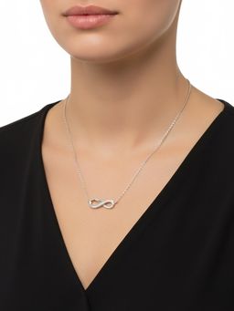 Silberry - 925 Sterling Silver White Forever Necklace