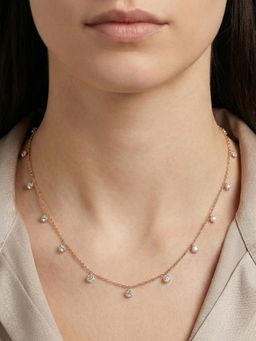 Silberry - 925 Sterling Silver White Queens Necklace