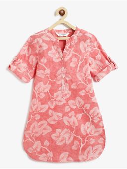 Campana - Pink Floral Kurta