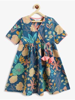 Campana - Blue Floral Kurta