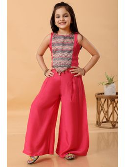 MASTARANG - Pink Solid Top and Palazzo