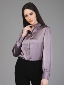 PURYS - Purple Satin Shirts